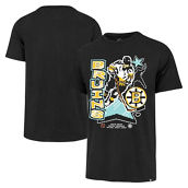 '47 Men's Black Boston Bruins Lamp Lighter Franklin T-Shirt