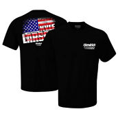 Hendrick Motorsports Team Collection Men's Black Kyle Larson Flag T-Shirt