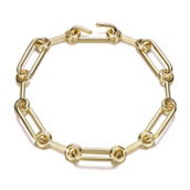 14K Gold Link Chain Bracelet