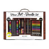 Art 101 Deluxe Art & Doodle Wood 168-Piece Art Set