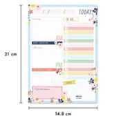 Pukka Pads Daily Planner Pad, Ditzy Floral, Pack 6