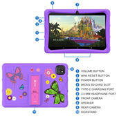 Contixo K103B 10-Inch Kids 64GB HD Tablet, Purple