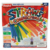 Roylco® Straws & Connector Set, 230 Pieces