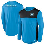 Fanatics Men's Fanatics Blue Charlotte FC Mid Goal Long Sleeve T-Shirt