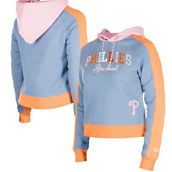 New Era Women's Light Blue Philadelphia Phillies Fashion Color Pop Pullover Hoodie