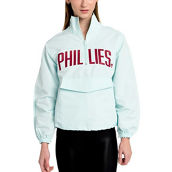 Lusso Women's Lusso Light Blue Philadelphia Phillies Parker Half-Zip Jacket