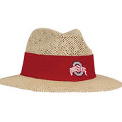 Ahead Men's Ahead Tan Ohio State Buckeyes Wellington Gambler Straw Hat