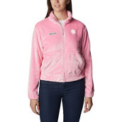 Columbia Women's Pink Boston Bruins Fire Side Full-Zip Jacket