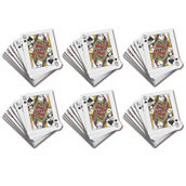 Learning Advantage® Standard Playing Cards - 52 Per Set - 6 Sets