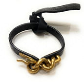 Saint Laurent Croc Embossed Chain Link Bracelet (New)