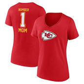 Fanatics Branded Women's Red Kansas City Chiefs Mother's Day V-Neck T-Shirt