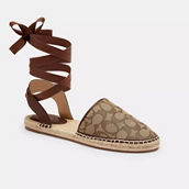 Coach Outlet Connie Espadrille In Signature Jacquard