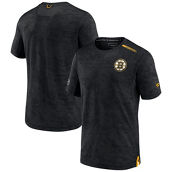 Fanatics Branded Men's Black Boston Bruins Authentic Pro Rink Premium Camo T-Shirt