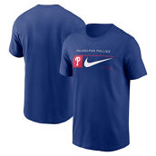 Nike Men's Royal Philadelphia Phillies Team Swoosh Lockup T-Shirt