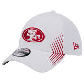 New Era Men's White San Francisco 49ers Active 39THIRTY Flex Hat