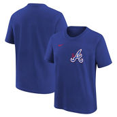 Nike Youth Royal Atlanta Braves City Connect Wordmark T-Shirt