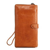 Old Trend Snapper Leather Clutch