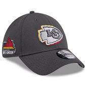 New Era Men's Graphite Kansas City Chiefs 2024 NFL Draft 39THIRTY Flex Hat