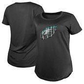 New Era Women's Charcoal Philadelphia Eagles 2024 NFL Draft T-Shirt