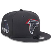 New Era Men's Graphite Atlanta Falcons 2024 NFL Draft 9FIFTY Snapback Hat
