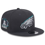 New Era Men's Graphite Philadelphia Eagles 2024 NFL Draft 9FIFTY Snapback Hat