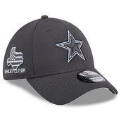 New Era Men's Graphite Dallas Cowboys 2024 NFL Draft 39THIRTY Flex Hat