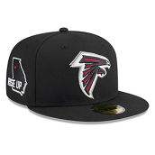 New Era Men's Black Atlanta Falcons 2024 NFL Draft 59FIFTY Fitted Hat