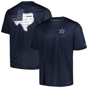 Columbia Men's Navy Dallas Cowboys Terminal Tackle Omni-Shade Texas T-Shirt