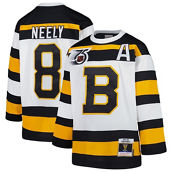 Mitchell & Ness Youth Cam Neely White Boston Bruins 1991 Blue Line Player Jersey