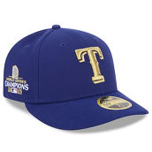 New Era Men's Royal Texas Rangers 2024 Gold Collection Low 59FIFTY Fitted Hat