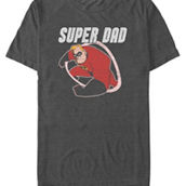 Mad Engine Pixar The Incredibles Young Men's SUPER DAD T-Shirt