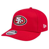 New Era Men's Scarlet San Francisco 49ers Main Low 9FIFTY Snapback Hat