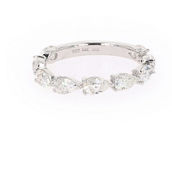 Charles & Colvard 1.89cttw Moissanite Band in Sterling Silver