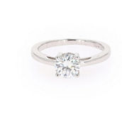 Charles & Colvard 1.00cttw Moissanite Solitaire Ring in Sterling Silver