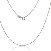 Links of Italy Sterling Silver Diamond Cut Snake Chain - Rhodium Plated