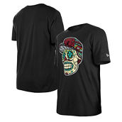 New Era Unisex Black Miami Heat Sugar Skull T-Shirt