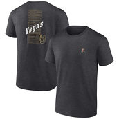 Fanatics Branded Men's Heather Charcoal Vegas Golden Knights Backbone T-Shirt