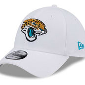 New Era Men's White Jacksonville Jaguars Main 39THIRTY Flex Hat