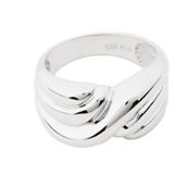 Traditions Jewelry Company Sterling Silver Wavy Dome Ring