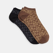 Coach Outlet Signature Ankle Socks