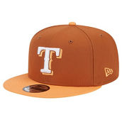 New Era Men's Brown Texas Rangers Spring Color Two-Tone 9FIFTY Snapback Hat