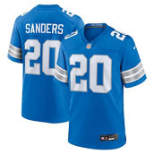 Nike Men's Barry Sanders Blue Detroit Lions Retired Player Game Jersey