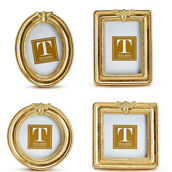 Two's Company Golden Bee S/4 Photo Frame