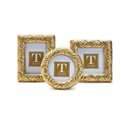 Two's Company S/3 Gold Leaf Frame