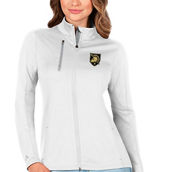 Antigua Women's White/Silver Army Black Knights Generation Full-Zip Jacket