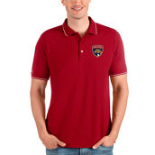Antigua Men's Red Florida Panthers Affluent Polo
