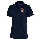 Antigua Women's Navy Florida Panthers Team Logo Tribute Polo