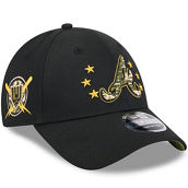 New Era Men's Black Atlanta Braves 2024 Armed Forces Day 9FORTY Adjustable Hat