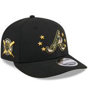 New Era Men's Black Atlanta Braves 2024 Armed Forces Day Low 9FIFTY Snapback Hat