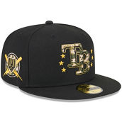 New Era Black Tampa Bay Rays 2024 Armed Forces Day 59FIFTY Fitted Hat